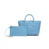 Bolso Tejido Artesanal Vintage Francés Cesta Portátil para Verduras Bolso para Mujer 2025 Nuevo Bolso de Hombro Cruzado de Gama Alta Combinable con Todo