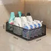 Estante de almacenamiento debajo del mueble del baño, carrito de baño, cesta de almacenamiento para detergente y polvo de lavandería, cesta para ropa sucia debajo del lavabo