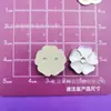 Árbol de Perlas Electroplateado Colorido Mariposa Corazón Corbata de Moño Accesorios de Plástico DIY Funda de Teléfono Pasador Accesorios para Zuecos