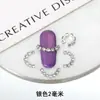 Broca de unha com diamante AB versátil, acessórios decorativos para unhas, joias para unhas, atacado, cor, super brilho, strass, flash de luxo leve, garra de metal, broca