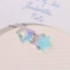 Pera Dulce Japonesa Gradiente Perlado Estrella Pentagonal Parche de Resina Accesorios Pendientes DIY Adornos para el Cabello Material Femenino
