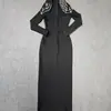 Novo Vestido Amazon Estilo Europeu e Americano, Vestido de Bandagem Cruzada Socialite Transfronteiriço, Vestido Formal Feminino, Vestido de Fábrica de Origem