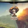 Colgante de Llave de Niña Pintada de Halloween de Nuevo Producto Transfronterizo