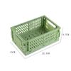 Caixa de Armazenamento Plástica Grande Dobrável para Organização de Mesa de Estudante, Fita Adesiva, Material de Papelaria, Cesta Dobrável, Fabricante de Cesta de Armazenamento