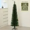 Decoração de Natal Conjunto de Árvore de Lápis Simulação Criptografia Nova Árvore de Natal Sala de Estar Casa Enfeites DIY Suporte de Chão