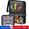 Amazon Novo Livro de Cartas Pokemon Tesouro Sonho 4 9 Livro de Cartas de Jogo Desenho Animado PU Livro de Coleção de Jogo