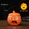 Linterna de Calabaza de Halloween Songyin Cubo de Calabaza Portátil para Niños Tarro de Dulces Juguete Luminoso para Actividad de Jardín de Infancia