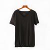 Camiseta Masculina Lenzing Modal Fresca e Confortável Absorvente de Umidade Respirável Ombro Normal Manga Curta Roupa de Dormir para Casa Atacado Preço por Camada