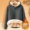 Nuevo cárdigan con capucha cálido de borrego para hombre para otoño e invierno con cremallera, chaqueta gruesa versátil casual con forro polar