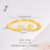 Jin Yan Black Myth Wukong Jogo Envolvente Pulseira Bastão de Ouro Fino Feito à Mão Ruyi Xiangyun Jogo Joia Pulseira