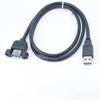Spot usb3.0 cabo de extensão com furo de parafuso de orelha pode ser fixado USB3.0 macho para fêmea cabo de dados todo de cobre