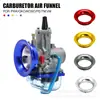 Carburador Pwk30 32Mmpe Universal Cnc Colorido Estilo Estreito com Copo de Filtro de Ar de Tela Bocal 50 55mm H20