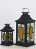 Ornamento Suporte de Vela Romântico Vintage de Ferro Forjado Estilo Europeu, Lanterna de Chão à Prova de Vento, Suporte de Vela, Adereços de Casamento, Lanterna Guia de Caminho