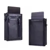 Portatarjetas Antirrobo RFID, Estuche para Tarjetas Conveniente y Sencillo, Nuevo Cartera Rastreadora Popular, Portatarjetas de Negocio, Billetera de Monedas de Cuero PU