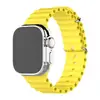 Adequado para Pulseira Applewatch Ultrases10 Esportiva Fivela Dupla Apple Marinho Silicone Pulseira de Pulso Modelo Esportivo