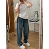 Playera Blanca de Manga Corta para Mujer, Estilo Nuevo Primavera/Verano 2025, Estilo Dulce y Picante, Estilo Holgado Hong Kong, Retro Chic, Top de Hombro Regular