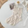 24 Primavera e Verão Novas Meias Femininas Estilo Japonês Malha Fina Cor Sólida Ondulação Meias Empilhadas Respirável Absorvente de Suor Internet Meias Vermelhas