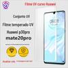 Adequado para Huawei Pura 80 Ultra Mate70Pro Película Curva UV Película Curva de Vidro Temperado para Celular Atacado