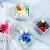 Flor Eterna Acrílico Rosa Cravo Caixa de Flores Dia dos Namorados Natal Dia das Mães Presente de Dia dos Namorados