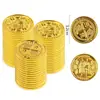 Moneda Pirata Moneda de Tesoro de Plástico Decoraciones de Búsqueda del Tesoro Juego Regalo Suministros para Fiestas Halloween Fiesta de Cumpleaños