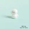 Boneco de Neve de Resina Natalino Transfronteiriço Paisagem de Neve de Natal Acessórios para Joias DIY Decoração de Mesa e Carro Pequenos Enfeites
