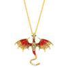 Broche de Dragón de Esmalte Colorido Retro Popular Transfronterizo Europeo y Americano para Mujeres y Hombres, Pin Accesorio para Traje, Collar