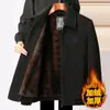 Chaqueta de chenilla engrosada con forro polar para hombre, superventas transfronteriza de invierno, abrigo casual para hombres de mediana edad y ancianos, tipo papá