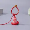 Colgante de Borla de Nudo de Diamante Colorido, Llavero de Borla Estilo Antiguo, Accesorio de Joyería Colgante Hecho a Mano DIY Estilo Étnico