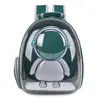 Mochila Transportadora Transparente para Mascotas con Diseño de Astronauta - Bolsa de Viaje Transpirable y Portátil para Gatos y Perros Pequeños