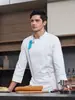Roupas de Trabalho de Chef de Hotel de Luxo Outono Manga Longa Roupas de Trabalho para Cozinha de Catering Conjunto de Roupas de Trabalho para Cozinha de Hotel para Mulheres