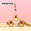 Bolsa de almacenamiento para auriculares de silicona con personaje Stitch para cruzar fronteras, llavero colgante, monedero infantil, llavero, personalización
