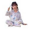 Pijamas para niñas del sudeste asiático primavera y otoño manga larga solapa niñas kulomi lindo caricatura ropa de casa al por mayor