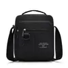 Nova bolsa de ombro casual masculina multicamadas estilo coreano, bolsa de mão transversal de grande capacidade, bolsa pequena casual transfronteiriça