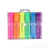 Pintura para Estudiante Bolígrafo de Colores 6 Colores Marcador de Gran Capacidad Estilo Plano Creativo Trazo Grueso Marcador Clave Arte