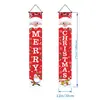 Bandeira Pendurada de Couplet de Natal 2026 Cruzamento Grinch Quebra-Nozes Amazon Jardim Varanda Bandeira Decorativa