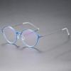 Gafas de Sol Populares Transfronterizas de Titanio Puro, Montura de Gama Alta para Mujer, Lentes de Nylon Ultraligeras, Nuevo Estilo Verano 2025 para Rostros Redondos, Efecto Adelgazante Sin Maquillaje