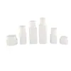 Botellas ovaladas de vidrio en stock de 30-150 ml para agua, loción y esencia, frascos de crema facial de 30 g y 50 g, materiales de embalaje
