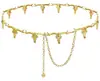 Accesorios de Moda Estilo Europeo y Americano con Incrustaciones de Piedras Preciosas, Decoración de Cabeza de Toro de Metal, Accesorio de Cadena para Cintura, Cadena de Cintura, Al por Mayor en Stock