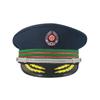 Gorras Uniformes Profesionales Directamente de Fábrica, Sombreros Negros de Ala Ancha para Servicio Ferroviario, Insignias Bordadas Personalizadas