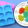 Venta al por mayor al contado 6 moldes de silicona para pasteles de la serie de peces de dibujos animados, utensilios para hornear, resistentes a altas temperaturas, fáciles de limpiar
