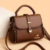 Bolsa Feminina Simples 2026 Nova Moda Bolsa Transversal Versátil Bolsa de Ombro Simples Leve Resistente ao Desgaste Bolsa Feminina Atacado