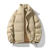 2026 Nuevo Modelo Chaqueta Corta de Invierno para Hombre Estilo Coreano y Japonés Exportación Ropa de Algodón para Jóvenes Moda Gruesa Cálida Chaqueta de Algodón