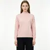 Comercio Electrónico Transfronterizo de Amazon Marca de Moda MAX Auténtico Mismo Estilo Color Sólido Cuello Medio Cuello Redondo Corte Holgado Suéter Tejido Mujer