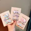 Nuevo Clip para el Cabello de Botón de Gato Macarrón Clip de Pato Clips para Flequillo Clips Laterales Accesorio para el Cabello con Forma de Corazón para Chicas