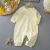 Mameluco de Algodón Puro para Bebé Primavera y Otoño Unisex Romper de Manga Larga para Bebé Ropa Interior para Recién Nacidos Pijama sin Huesos