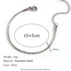 Moda Europeia e Americana Estilosa Simples Aço Titânio Corrente Lisa Ornamentos de Mão Aço Inoxidável Corrente S Corrente de Pérola Corrente de Caixa Pulseira de Corrente para Mulheres