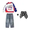 Ropa de Moda para Niños de Street Dance Trajes para Niños Ropa de Hip-Hop para Niños Ropa de Desempeño para el Día del Niño Estilo Hip-Hop para Niñas Ropa de Jazz