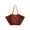 Bolsa Tote de Mão Transversal Grande Capacidade Nova Outono 2026 Estilo Coreano Moda Formato de Borboleta Simples Chique Bolsa Feminina