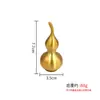 Cabeza de Dragón de Latón Pixiu Calabaza Atrae Riqueza Fortuna Propicia Portadora Adorno de Cobre para Decoración de Hogar Sala de Estar Entrada Oficina Manualidades