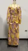 Vestido largo de manga larga plisado amarillo 2026, nuevo, casual y cómodo para mujer, transfronterizo, ropa de mujer de corte holgado europea y americana